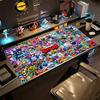 Brawl Stars Gaming Mouse Pad Keyboard Mat Computer Desk Keyboard Mat Non-Slip Rubber Bottom Perfect for Office Laptop Gaming Setup