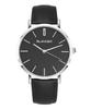 [BLANC CHIER] BLANC CHIER Noireur Leather Men's Watch BW0604M-WBBK