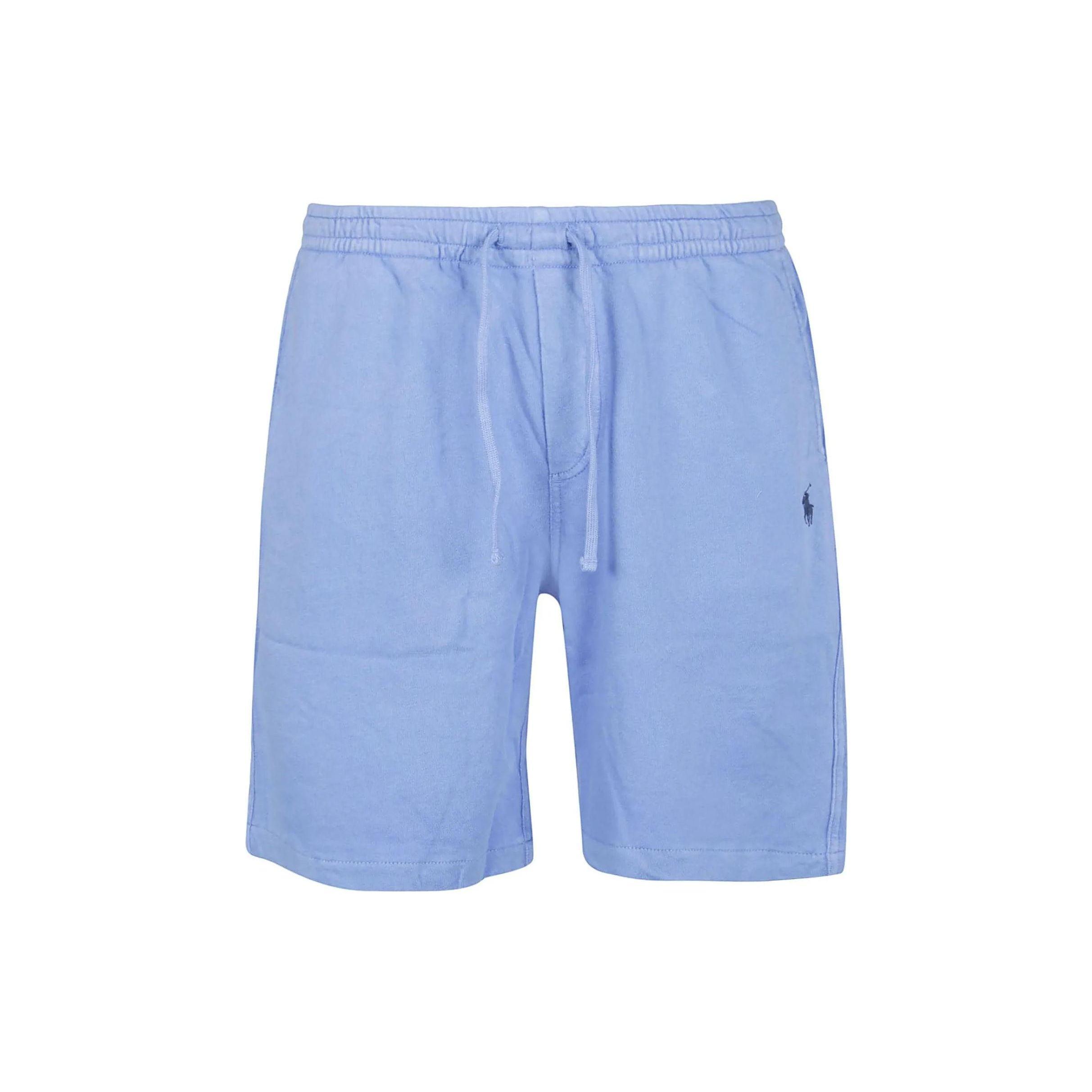 

Polo Ralph Lauren SS22 Однотонные хлопковые шорты на шнуровке для повседневной носки Мужские шорты Синий 710704271012HARBOR S