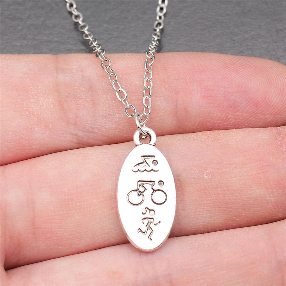 Necklace On The Neck 43cm Chain Athlete Sports Wedding Jewelry Findings QN008