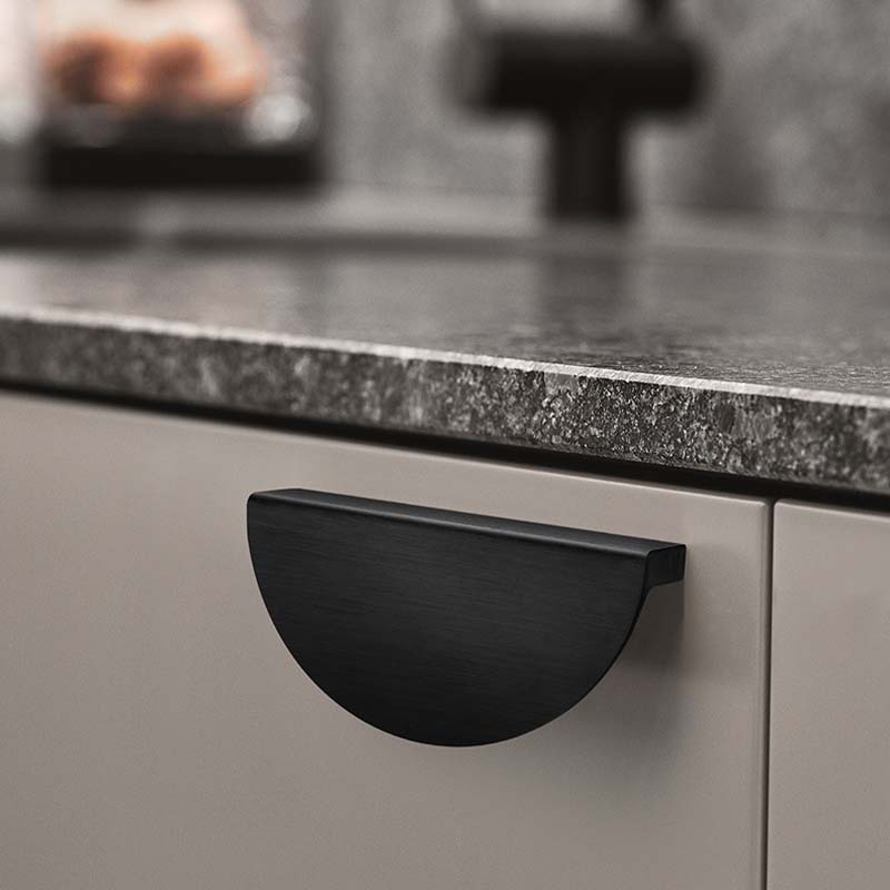 Wardrobe Door Handle Extended Champagne Color Modern Minimalist Light Luxury Sliding Drawer Cabinet Door Drawer Handle Furniture