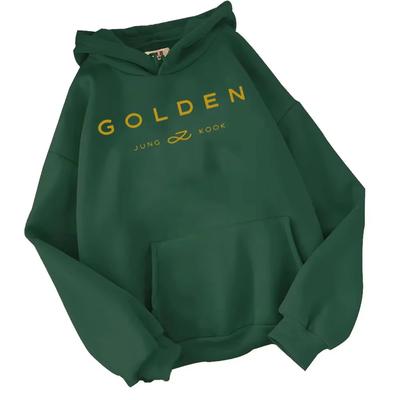 2025 gorąca sprzedaż Jungkook Kpop bluza retro odzież sportowa Sudaderas zimowa ciepła złoty album Merch bluzy męskie i damskie