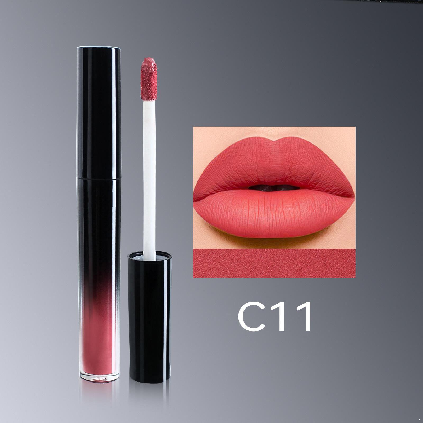

Matte Liquid Lipstick, Non-Stick & Waterproof Lip Gloss, Long-Lasting Cup Lip Balm for Women Makeup Set One Size
