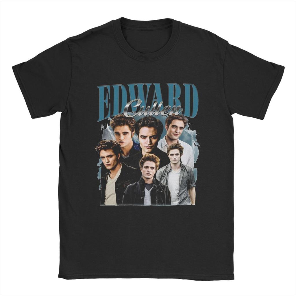 2026 New Twilight Team Edward Cullen Printed Tshirts Unisex Women Fashion Retro T Shirt Casual Cotton Tshirt Streetwear Summer