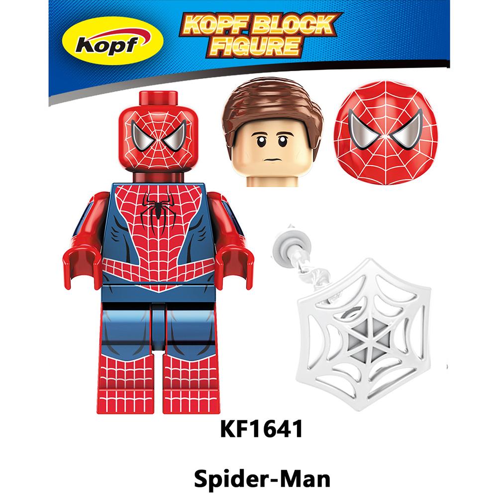 Stavebnicové bloky Minifigurka Hračka Super hrdina série Iron Spider-man Green Goblin Dr. Chobotnice sestavené stavební bloky