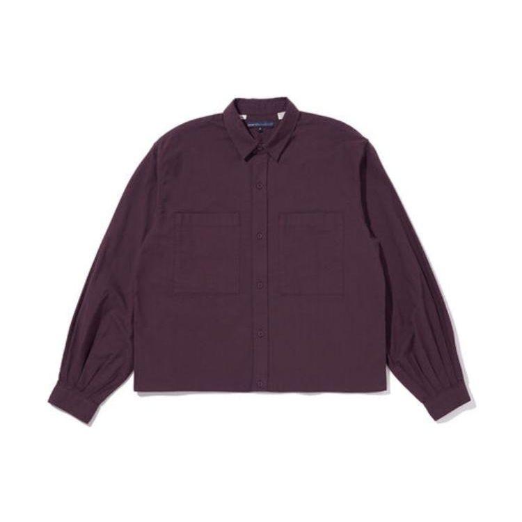 

Levis Однотонная рубашка с квадратным вырезом, приталенная, однобортная, повседневная, с длинным рукавом, женская, фиолетовая A2957-0001 L