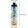 610ml Insulated Bike Water Bottle Leak-Proof Squeeze Sports Bottle Keep Water Cooler Bicycle Water Bottle for Outdoor Fitness