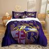 Rugby Team Series 3D Digital Printing Three-Piece Bedding Kit Sheet Quilt Cover