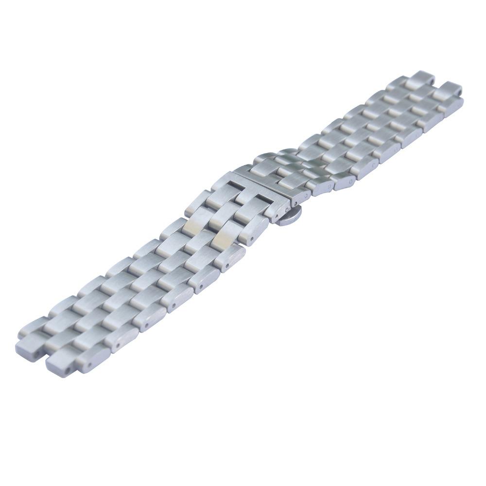 22 мм нержавеющая сталь пряжка-бабочка браслет ремешок для часов ремешок браслет — фото 3