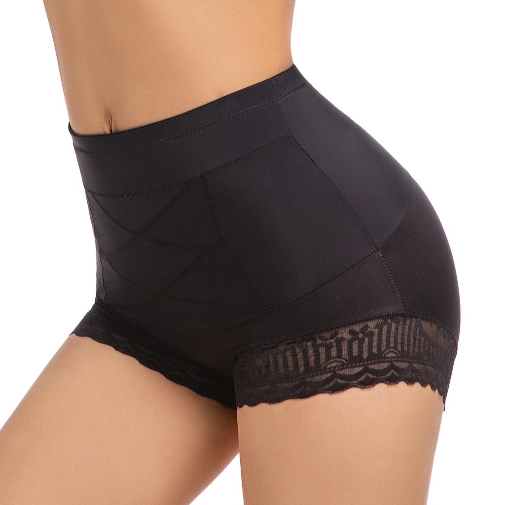 Women Shapewear Tummy Control Panties High Waisted Girdle Body Shaper Postpartum Slimming Underwear Lace Shaping Briefs