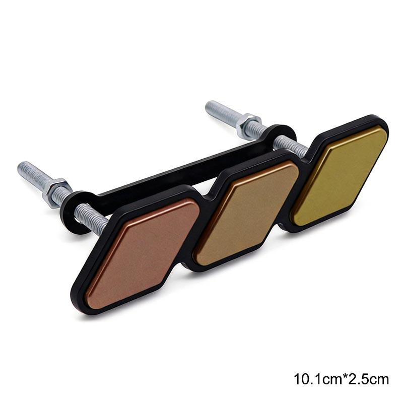 3D ABS Tri Color Decorative Sticker For Toyota Tundra Superb, Volkswagen Fiat Peugeot Grille Modification Accessories