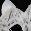 White Black Glitter Show Cat Lace Eye Mask Masquerade Ball Mask Women's Sexy Costume Dress Party Dance Costume Wedding Mask