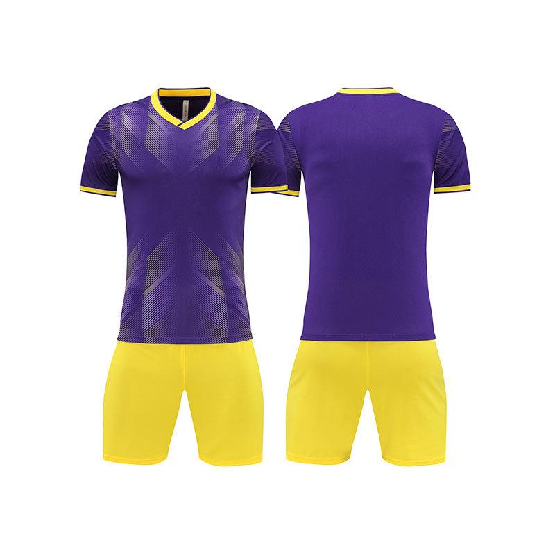 Short-sleeved Football Jersey Set Spot Printing Number Light Board Football Training Jersey Team Summer Game Jersey