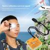 Outdoor Multifunctional Survival Emergency RescueReflective Signal Mirror Tool Camping Hiking Long Distance Communication