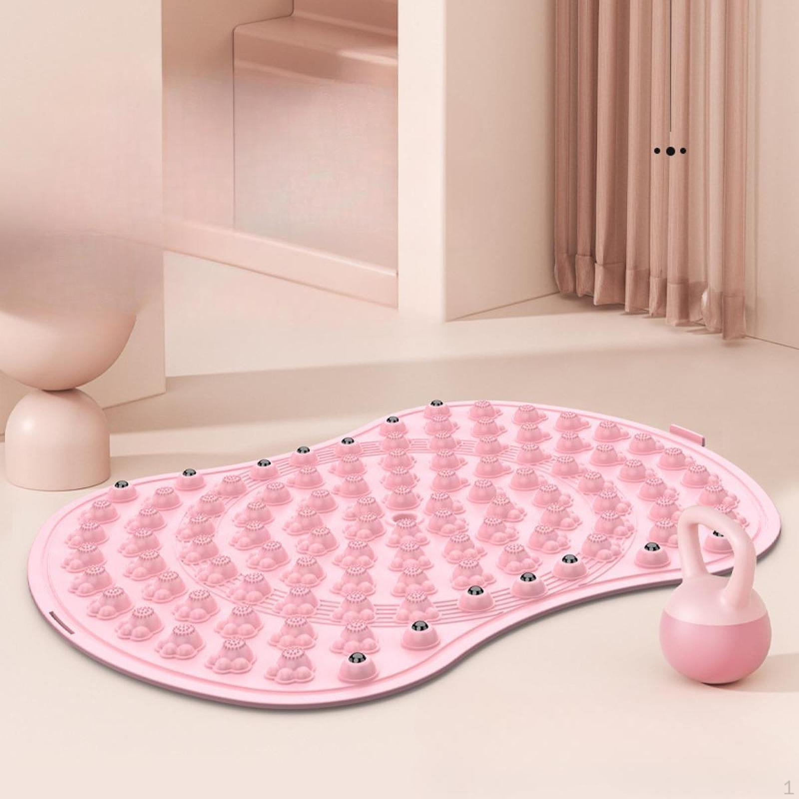 

Массажный коврик для ног Acupoint, двухслойный складной профессиональный акупрессурный коврик, пластина для пальцев ног при ходьбе