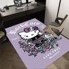 1pc Rock Coco Hello Kitty Carpet Anti Slip Polyester Floor Mat for office.Bedroom