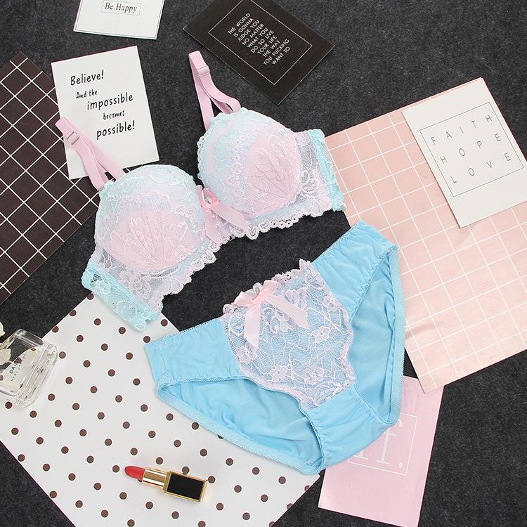 Macaron Lace Bra and Panty Set - Sexy, Supportive Women's Underwear