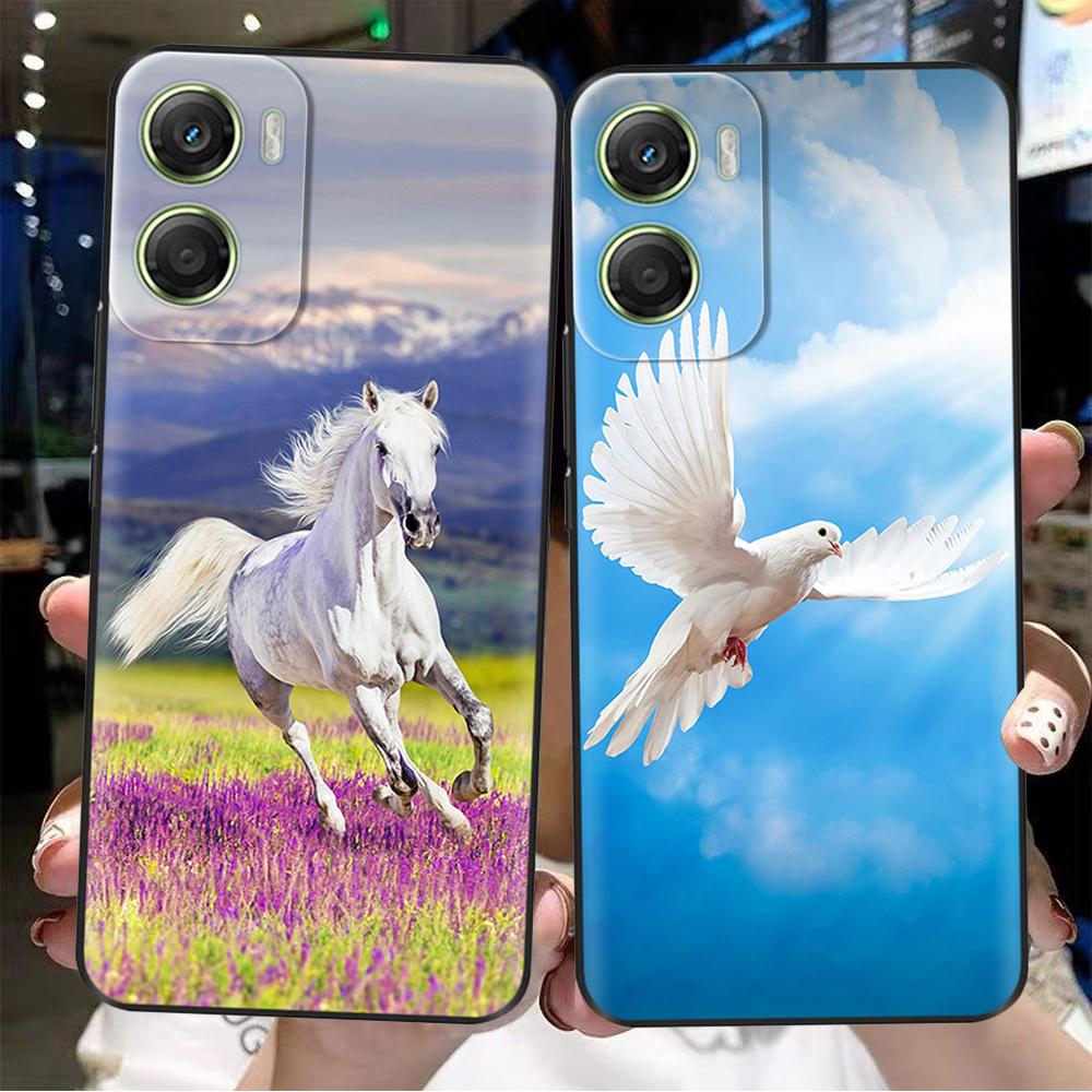 For Motorola Moto G06 Case Silicone Cute Cat Panda Fashion Flowers Love Painted Phone Case For Moto G06 Power MotoG06 Funda Capa