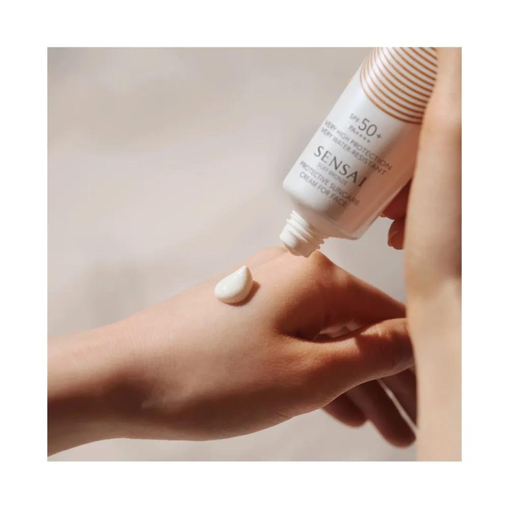 Sensai Sonnencreme Silky Bronze Schutz Gesicht LSF50, 50ml