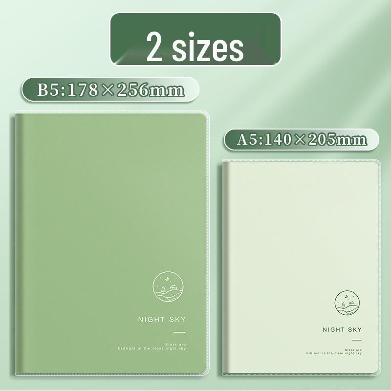 Fresh Style Lined Notepad: Thick A5/B5 Notebook for Students