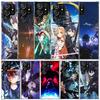 Sword Art Online Anime Phone Case For Samsung Galaxy S24 S25 Edge S26 Ultra S22 S23 Plus S21 + S20 FE Soft TPU Back Cover Galaxy