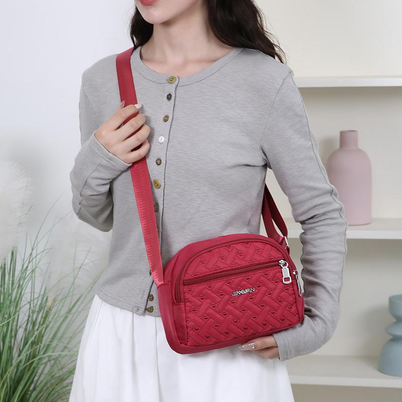 Damen Tasche Schultertasche Crossbody Tasche Einfarbige Handytasche Muttertasche