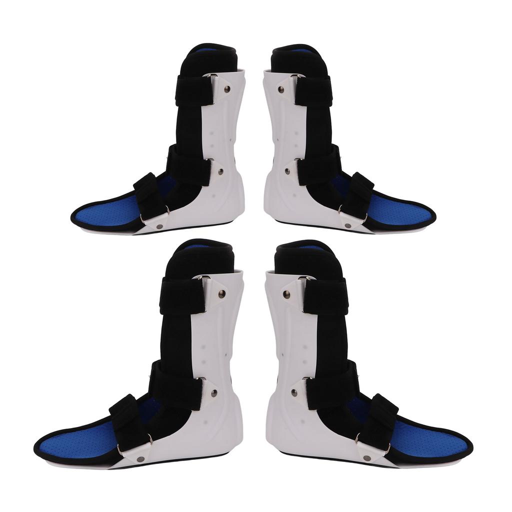 Foot Support Fracture Boot Walking Boot Short Type PVC Laminated Fabric Breathable Adjustable Ankle Fracture Brace for Sprain