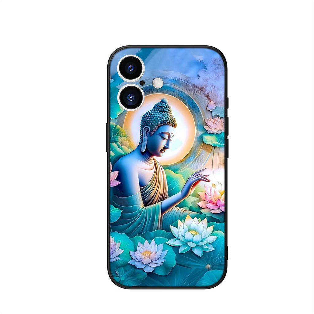 Lord Buddha Wallpaper Lotus Flower Case for Motorola Moto Edge 70 60 Fusion 40 NEO 20 Pro G Stylus G56 G96 G71 G73 G42 G51 G52