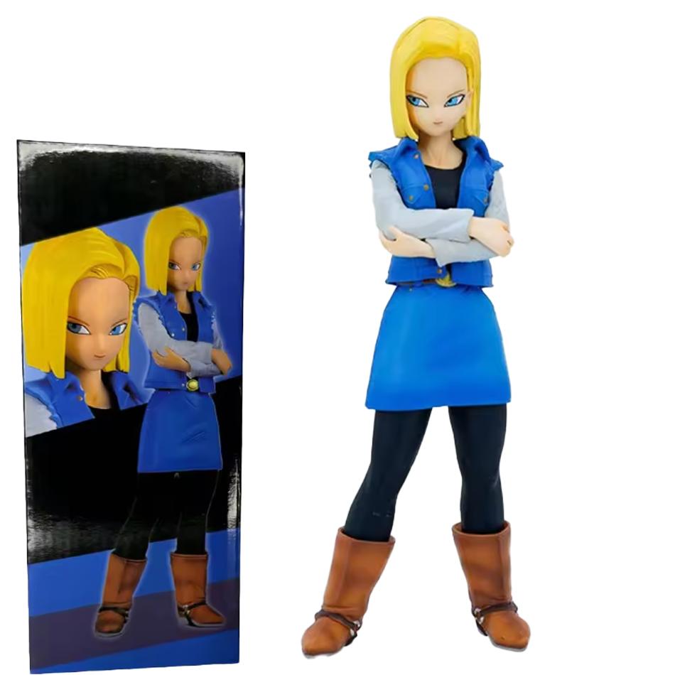 Sale Anime Dragon Ball Z Android 17 18 Figure PVC Action Figures Collection Model Toys for Children Gifts