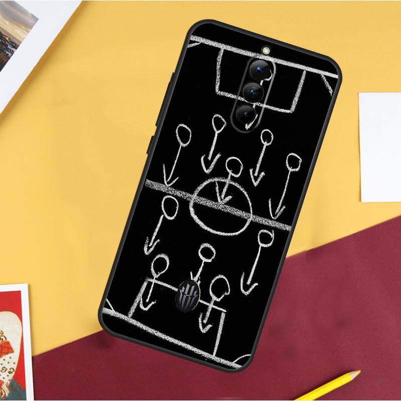 Football Soccer Tactics Time Case For ZTE Nubia Red Magic 10S Pro Plus 8 9 10 Air 8S 9S 11 Pro Plus 6 7 6S 7S Pro Cover