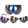 Universal 3-snap Retro Helmet Visor Windproof Sun Half Face Motorcycle Helmets Visor, Flip Up Visor Lens