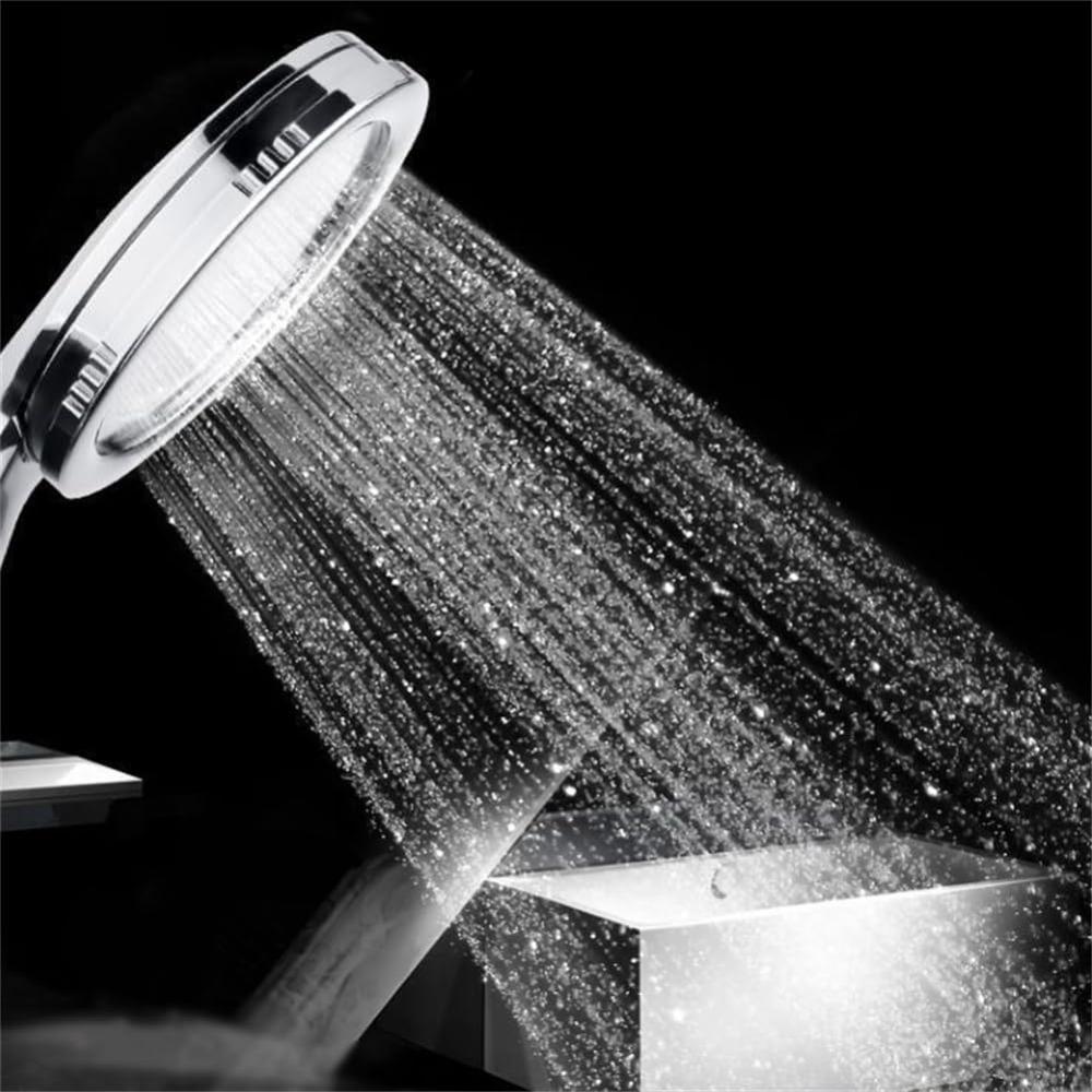 Water Saving Pressurized Shower Head ABS Handheld Water Saving High Pressure Spray Nozzle Shower Head Home Bathroom Accessories