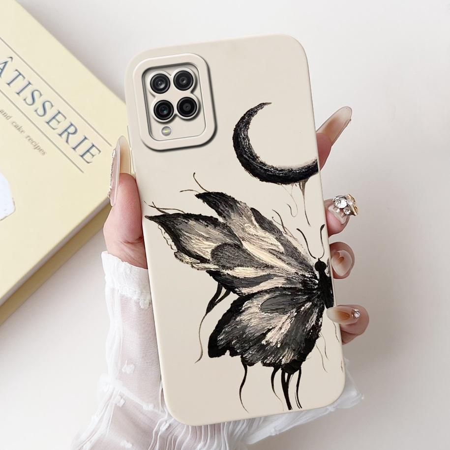 Case For Samsung Galaxy A22 M22 M32 4G Case SM-A225F SM-M225F SM-M325F Shockproof Cover Fashion Painted Soft Silicone Phone Capa