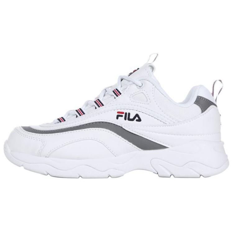 FILA Ray Удобные Универсальные Низкие Повседневные Беговые Кроссовки Унисекс Белые 1RM02814G-101 38.5