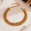 New Fashionable And Elegant Necklace For Women Hand-Assembled Bracelet Necklace Set Stainless Steel Plated Jewelry Accessories