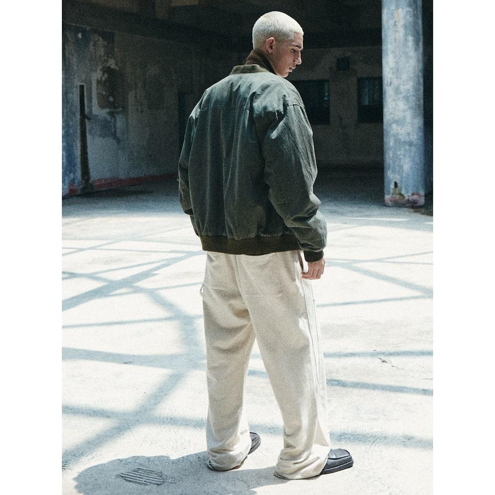 Saendeusaundeu Carpenters Sweat Pants Beige
