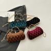 Elegant Evening Bag Rhinestone Portable Clutch Suitable for Wedding Prom Dinner Party Hanbangs Velvet Mini Formal Bags 2025 Gift