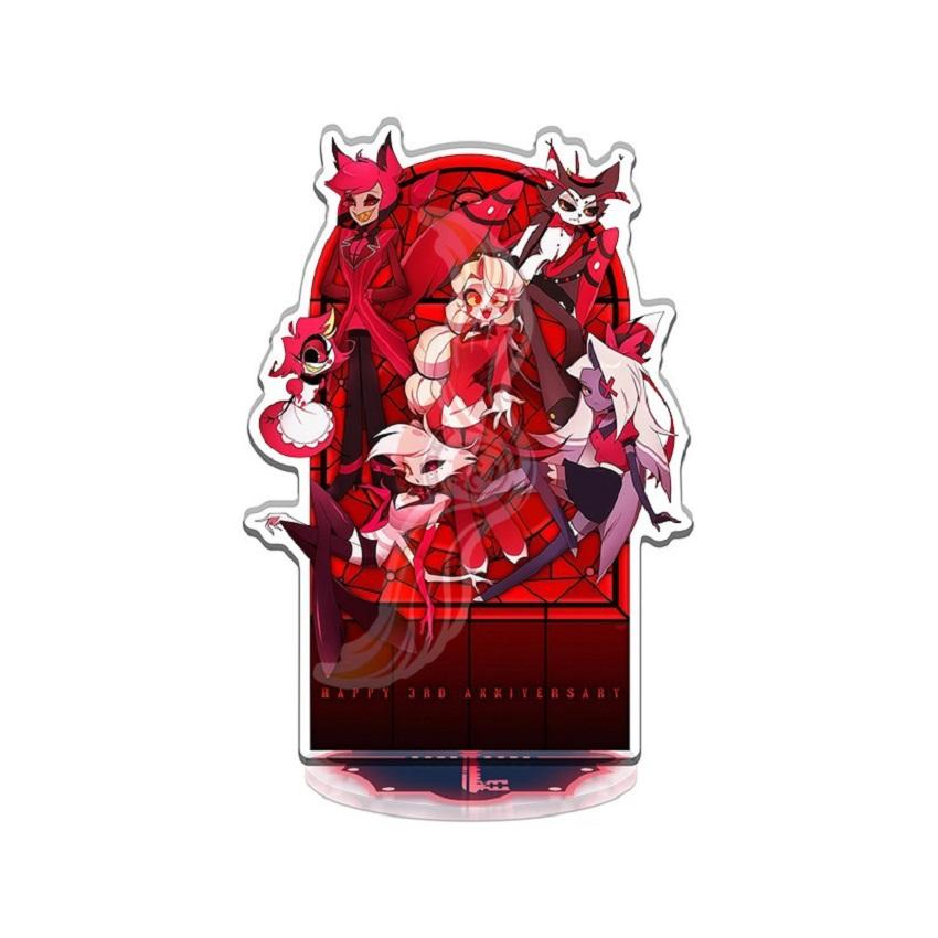 Nuovo Hazbin el 2 Charlie Morningstar Stand Figure Acriliche Vaggie Segnaletica da Tavolo Standing Modello Decorazione Collezione Regali