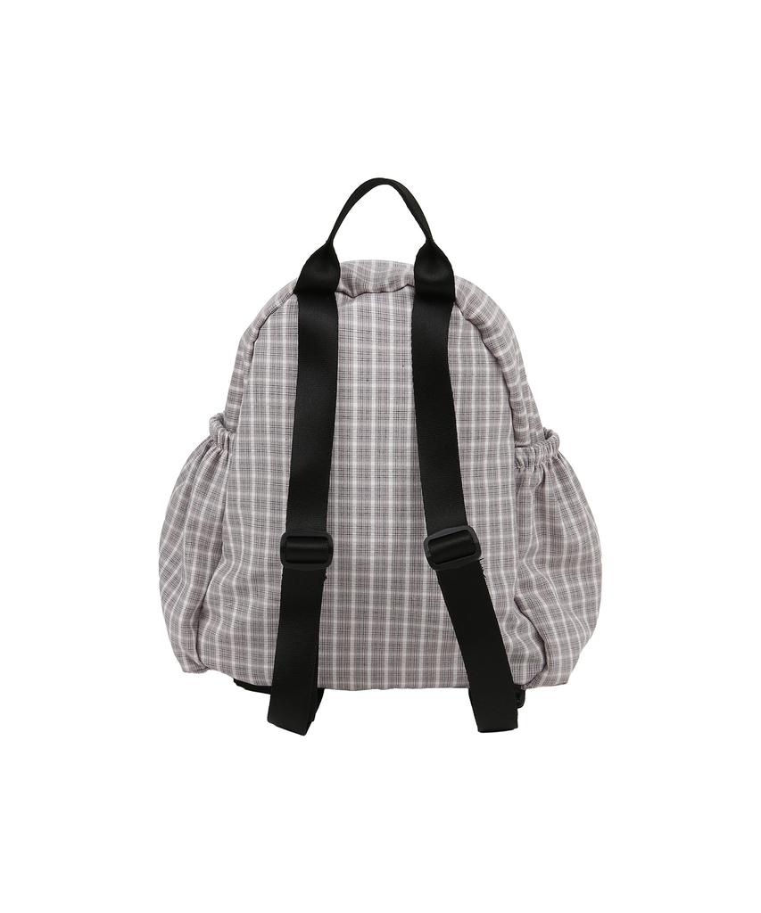 Comoninoz [Cn]26 Check String Mini Backpack [Lavender]