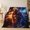 3D N-Naruto Anime Unleashes R-Rasengan Halloween Christmas Gifts Soft Flannel Blanket Throw Art For Home Decor Sofa Naps Picnic