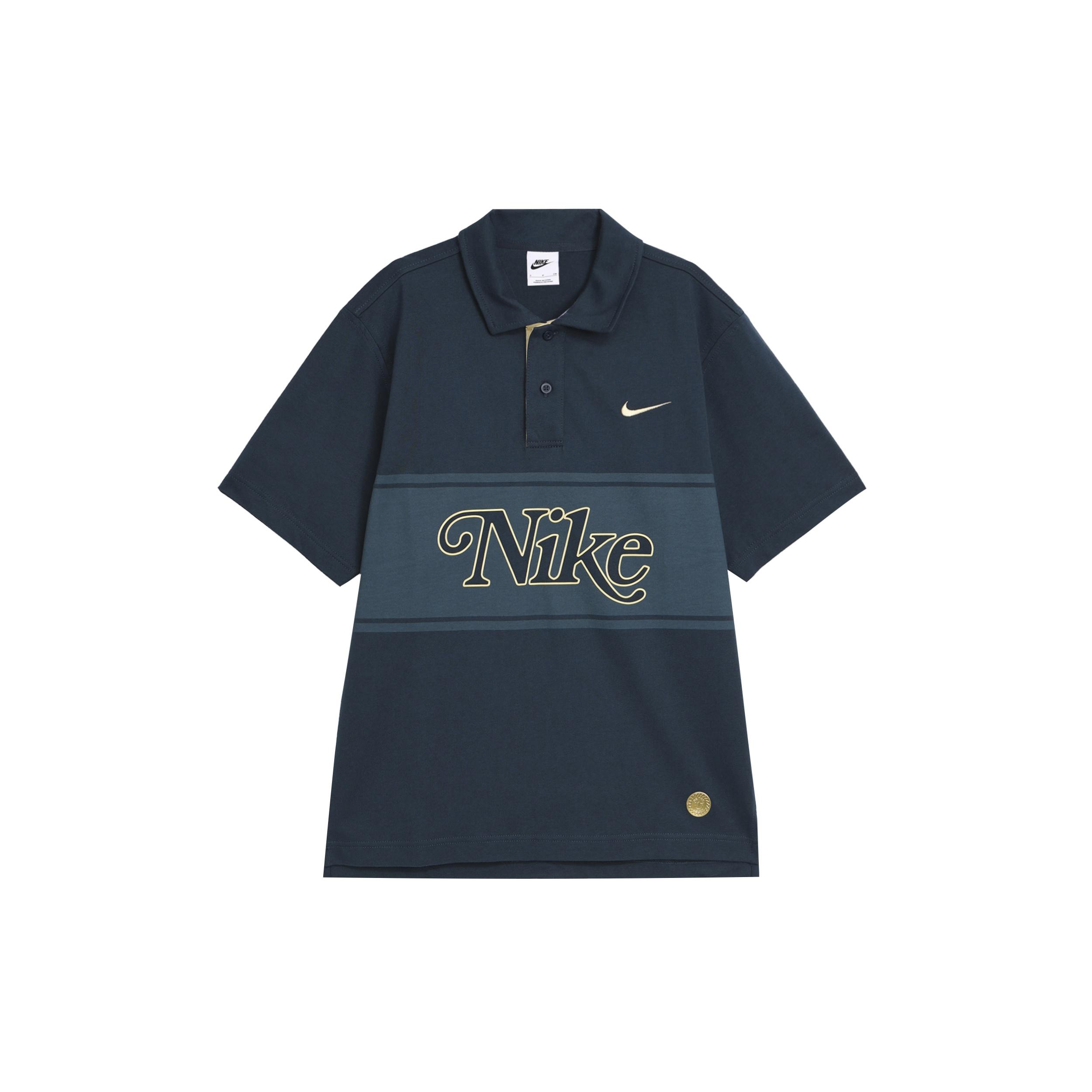 Nike Sportswear Graphic Polo Shirt Asia Sizing Midnight Navy Men s HM4456-478 L