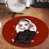 Sabrina (1) Round Office Rug Decorative Floor Rug for Office Bedroom Living Room and Home Space
