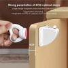 2Pcs Magnetic Cupboard Lock with Key Child Safety Lock for Kitchen Cabinets and Drawers