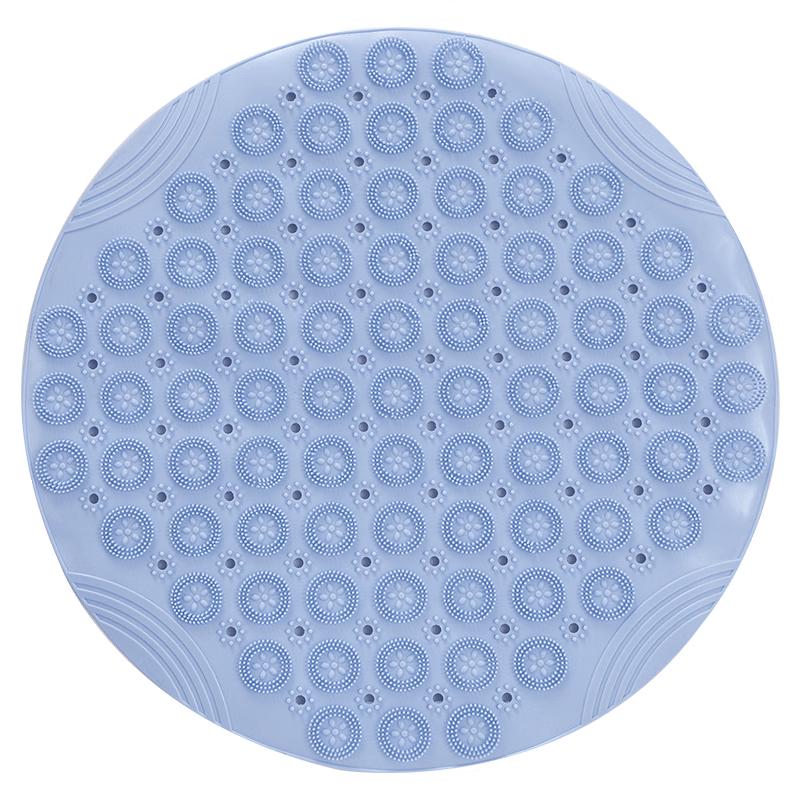 TPE Non-Slip Bath Mat синий