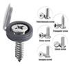 Screw Cover Cap Plastic One-piece Screw Cap Cover Nail Nuts Bolts Decorative Cover Screw Folding Covers White Black Grey 100pcs