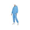 Jordan Flight Classic Logo Patch Cotton Fleece Cuffed Pants Women Bottoms Blue DQ4608-469