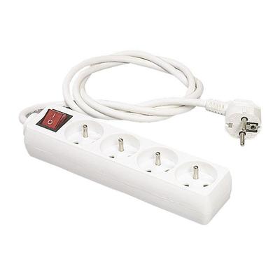 4-socket Block 2-pole + Earth with Switch Itc 308305