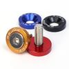 20pcs Lug Nuts Jdm Car Modification M6 Gasket Concave Screw 1.9cm Hexagonal Fasteners A Set Screw Fender Bumper Engine Aluminum