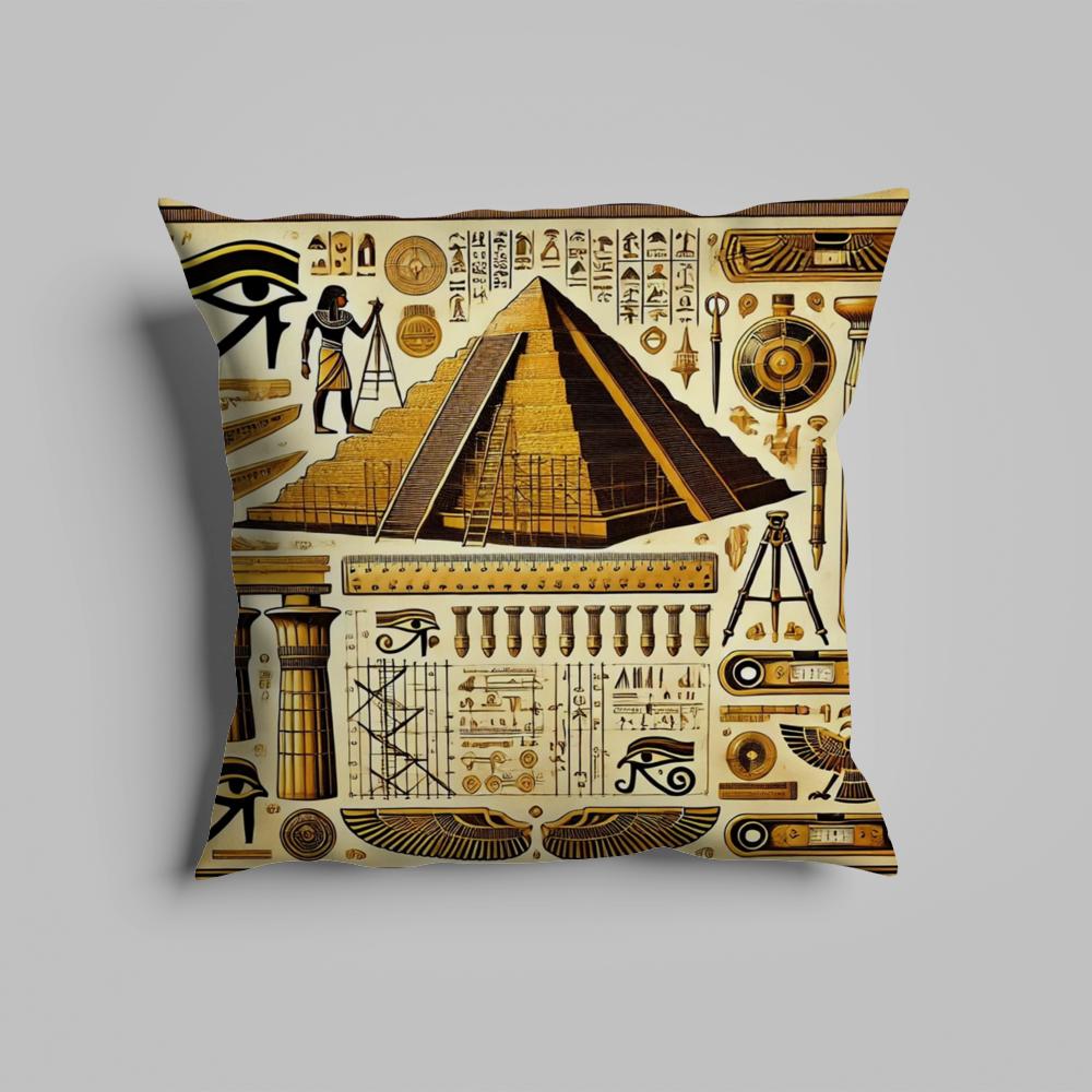 Pillow Case luxurious home office, sofa decorative Multi sized car seat cushions, pillowcases Egyptian pyramid pharaohs