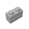 600pcs Bricks Parts DIY 98283 1x2 Checkered Brick Wall Brick Parts Compatible Educational Building Blocks Parts Toys